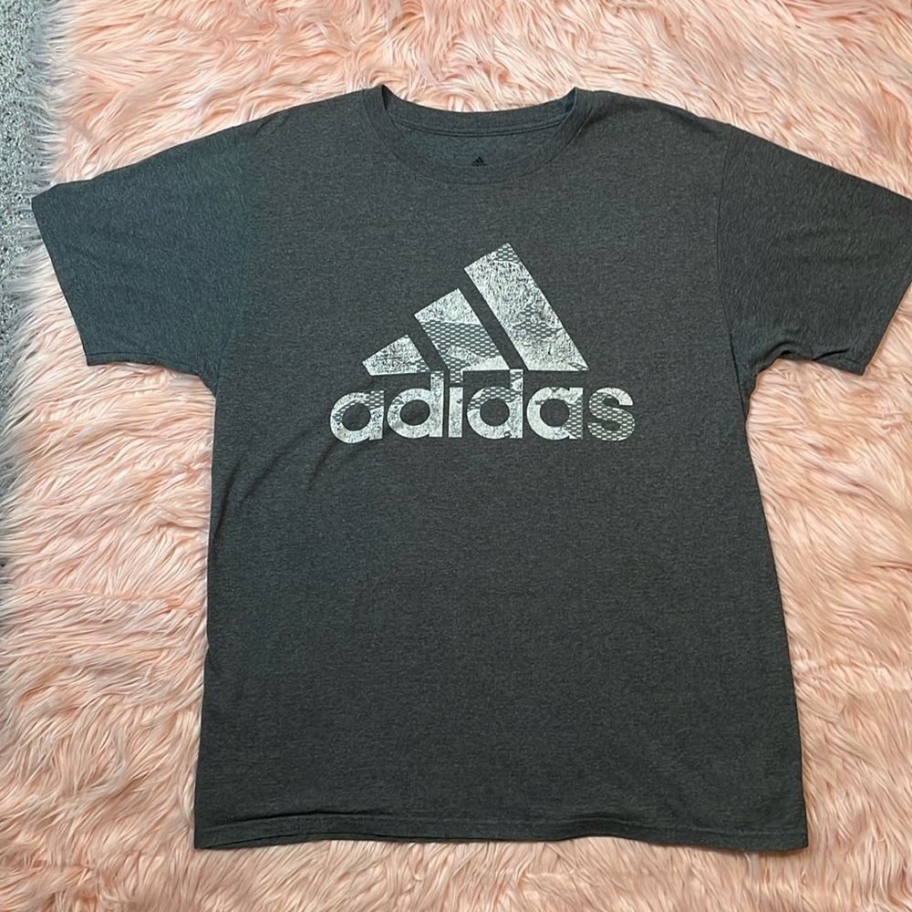 Adidas Gray The Go To Tee Size Large